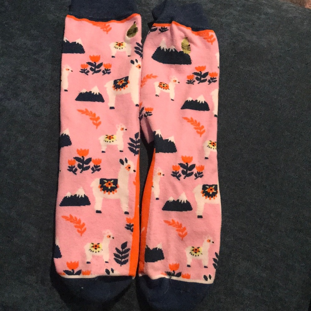 Woven Pear calf socks